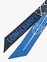 Longchamp Soie gots Foulard Oranje-vue-porte